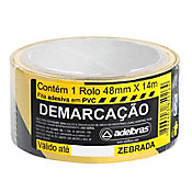 Fita Demarcao de Solo, Amarelo Preto, 48mmx14mm
