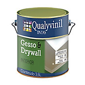 Qualyvinil Tinta Acrlica Gesso & Drywall 3,6L Branco