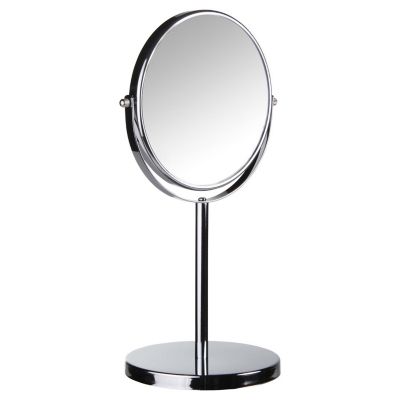 Espelho Cosmtico Com P Cromado 17cm