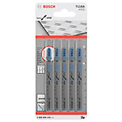 Lmina de serra tico tico Bosch T118A Basic for metal blister com 5 unidades