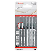 Lmina de serra tico tico Bosch T11AO Clean for wood blister com 5 unidades