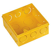 Caixa Embutir Caixa De Luz 4X4 Amarela