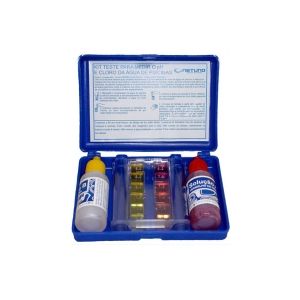 Kit Teste para Medir pH e Cloro de Piscinas