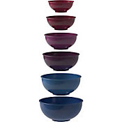 Jogo de Bowls em Plstico P3844 6 peas, Multicolor, 17cm, Reo