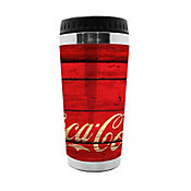 Copo Trmico Plast Coca Cola Wood Style Vermelho 66x82