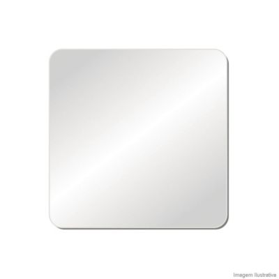 Espelho Multiuso Quadrado 53cm Prata