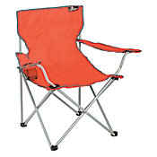 Cadeira Dobrvel com Apoio de Brao 80x54cm Vermelho Klimber