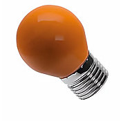Lmpada LED Bolinha Luz Laranja 6W Bivolt 