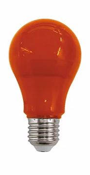 Lmpada LED Bulbo Luz Laranja 10W Bivolt 