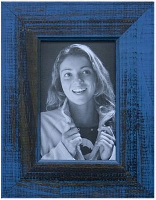 Porta Retrato Gaibu 18x23cm Madeira Azul