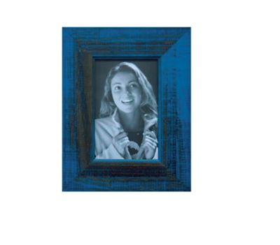 Porta Retrato Gaibu 21x26cm Madeira Azul