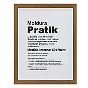 Moldura Pratika Premier 50x70cm Marrom