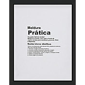 Porta Retrato Prtica 40x50cm Madeira Branco