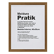 Moldura Pratika Premier 40x50cm Marrom