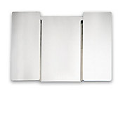 Espelheira para Banheiro 49x73x9cm Prata