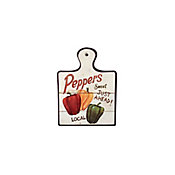 Descanso de Panela Pepper Estampado 15,5x20,5cm Colorido