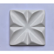 Revestimento Flor 3D 15X15 Branco
