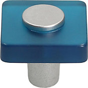 Puxador para Mveis Boto Metacrilato 3,8cm Azul