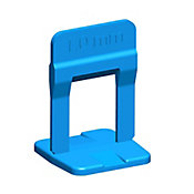 Espaador para Nivelamento Slim 1mm 100 Peas Azul Cortag