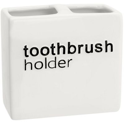 Porta Escovas de Dente Nordic Branco