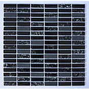 Pastilha de Vidro Lantic Negro 31x31cm Preto 