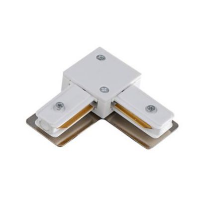 Conector Metal X para Trilho Eletrificado Bivolt 7,06x7,06cm Branco