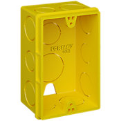 Caixa Embutir Caixa De Luz 4X2 Amarela