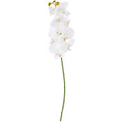 Flor Artificial Orqudea 78cm Branco