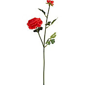 Flor Artificial Ranculus 54cm Vermelho