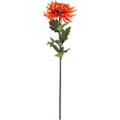 Flor Artificial Crisntemo 84cm Laranja