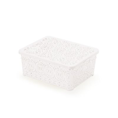 Mini Caixa Mandala Branca 3,5 Litros