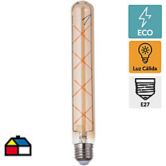 Ampolleta LED filamentos E27 5W luz cálida