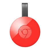 Google chromecast rojo