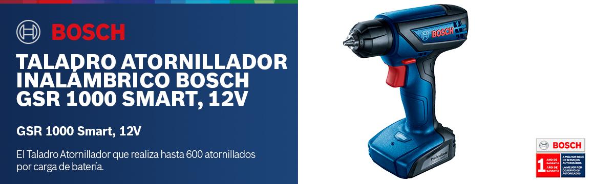 Taladro Atornillador Inalámbrico Bosch GSR 1000 Smart, 12V