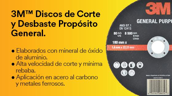 3M Discos de Corte y Desbaste Propsito General