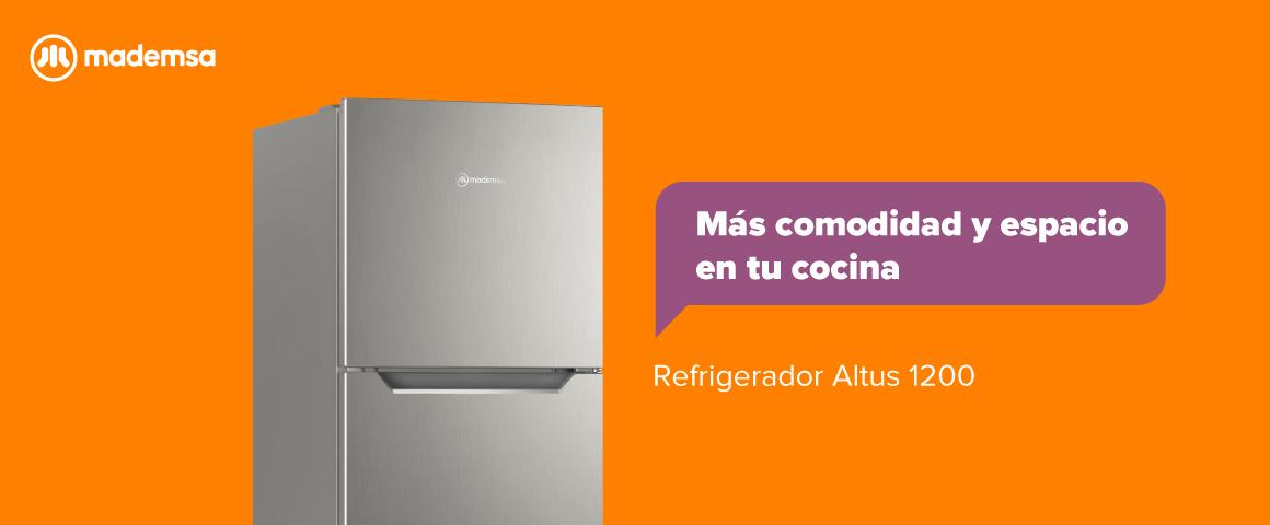 Más comodidad y espacio en tu cocina. Refrigerador Altus 1200