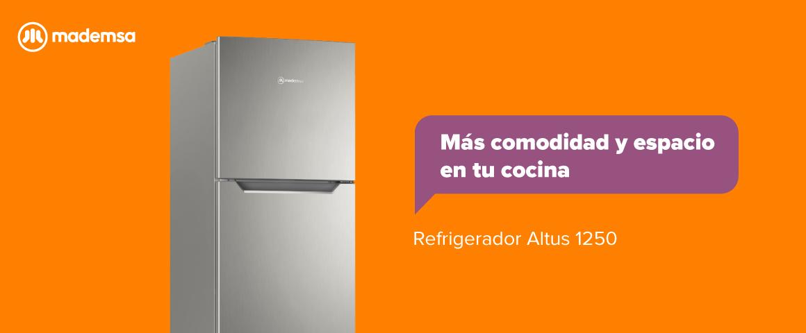 Más comodidad y espacio en tu cocina. Refrigerador Altus 1250