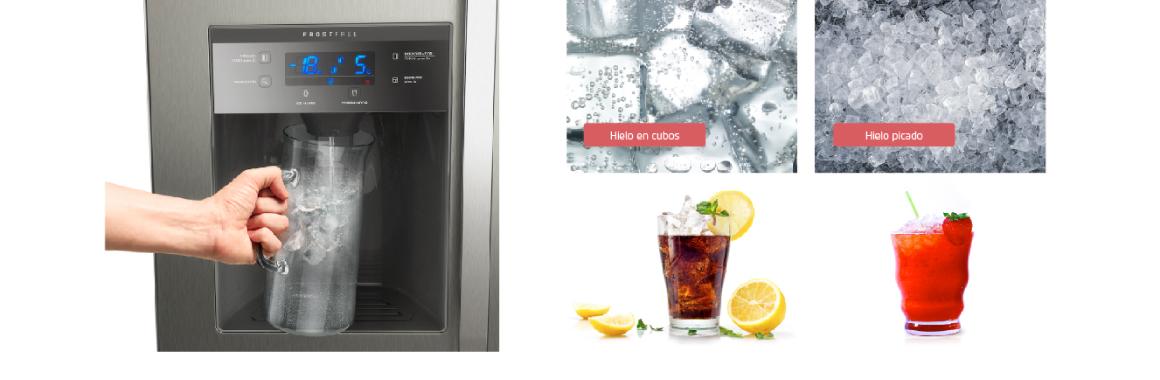 Dispensador de agua con el Refrigerador Side by Side SFX550