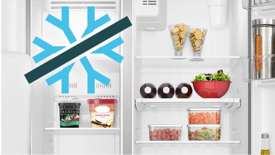 Tecnología Frost Free con el Refrigerador Side by Side SFX550