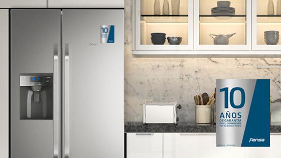 10 años de garantía con el Refrigerador Side by Side SFX550