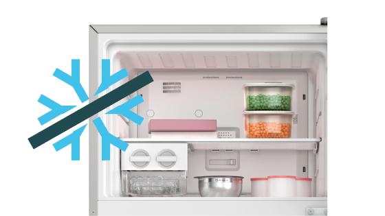 Sistema Frost Free con el Refrigerador Advantage 5700E