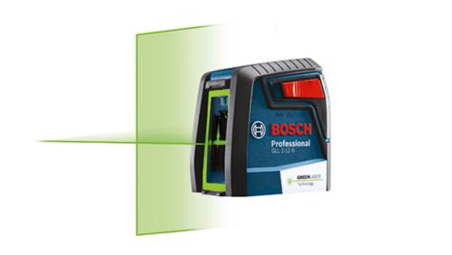 Nivel Láser verde de líneas cruzadas 12 metros Bosch GLL 2-12G
