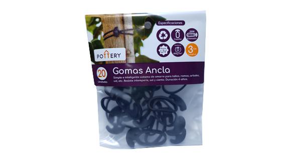 Goma ancla 3 cm pack 20 unid