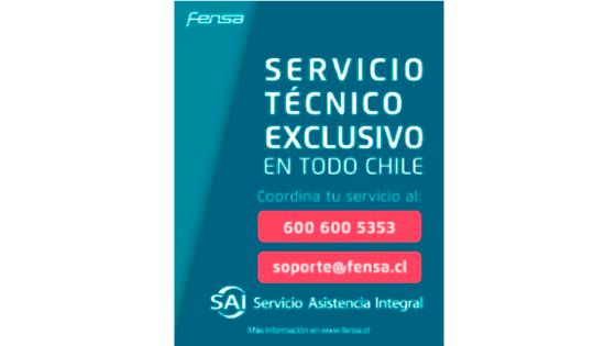 Tu refrigerador tiene una cobertura de Arica a Punta Arenas, con la Red de Servicios Exclusivos de Asistencia Integral, SAI.