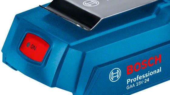 Adaptador de Cargador Portátil USB Bosch GAA 18V-24 (Power Bank)