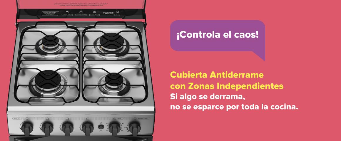 Cubierta Antiderrame con Zonas Independientes