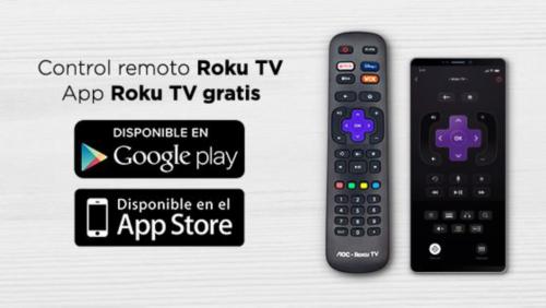 CONTROL REMOTO Y APP ROKU TV