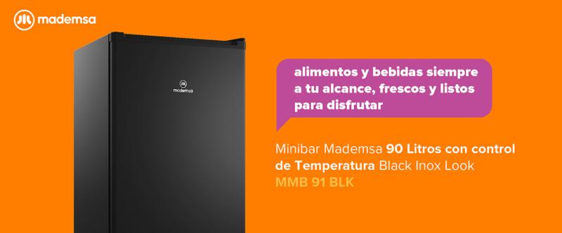 Minibar Mademsa 90 Litros Black