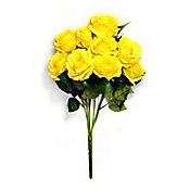 Ramo de 9 rosas amarillo