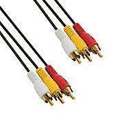 Cable 3 Plug A 3 Plug Rca